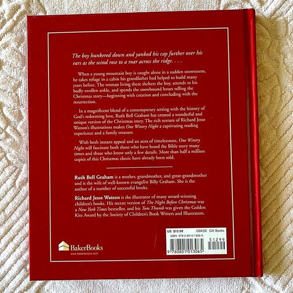 One Wintry Night by Graham by Ruth Bell Graham Hardcover Book - Picture 3 of 4